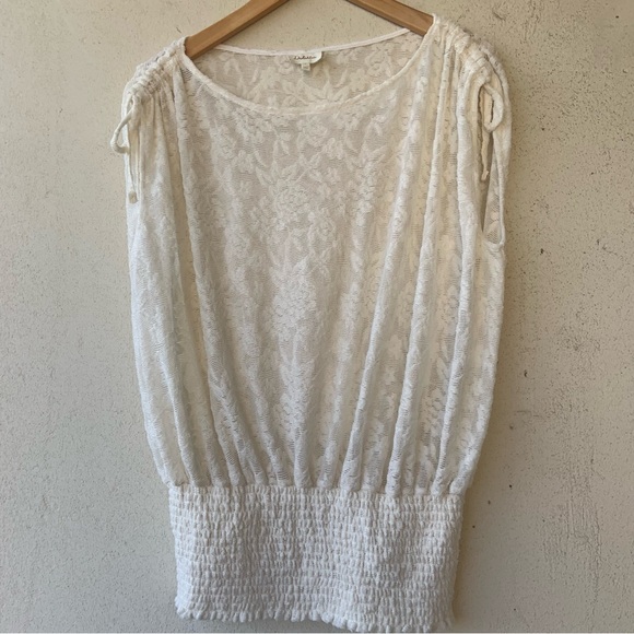 Anthropologie light textured top - Picture 1 of 11